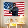 Leon Kennedys American Flag Tapestry Hippie Decorative Wall Tapestry Room Decoration Items Home Decor Dorm Wall Hanging Backdrop