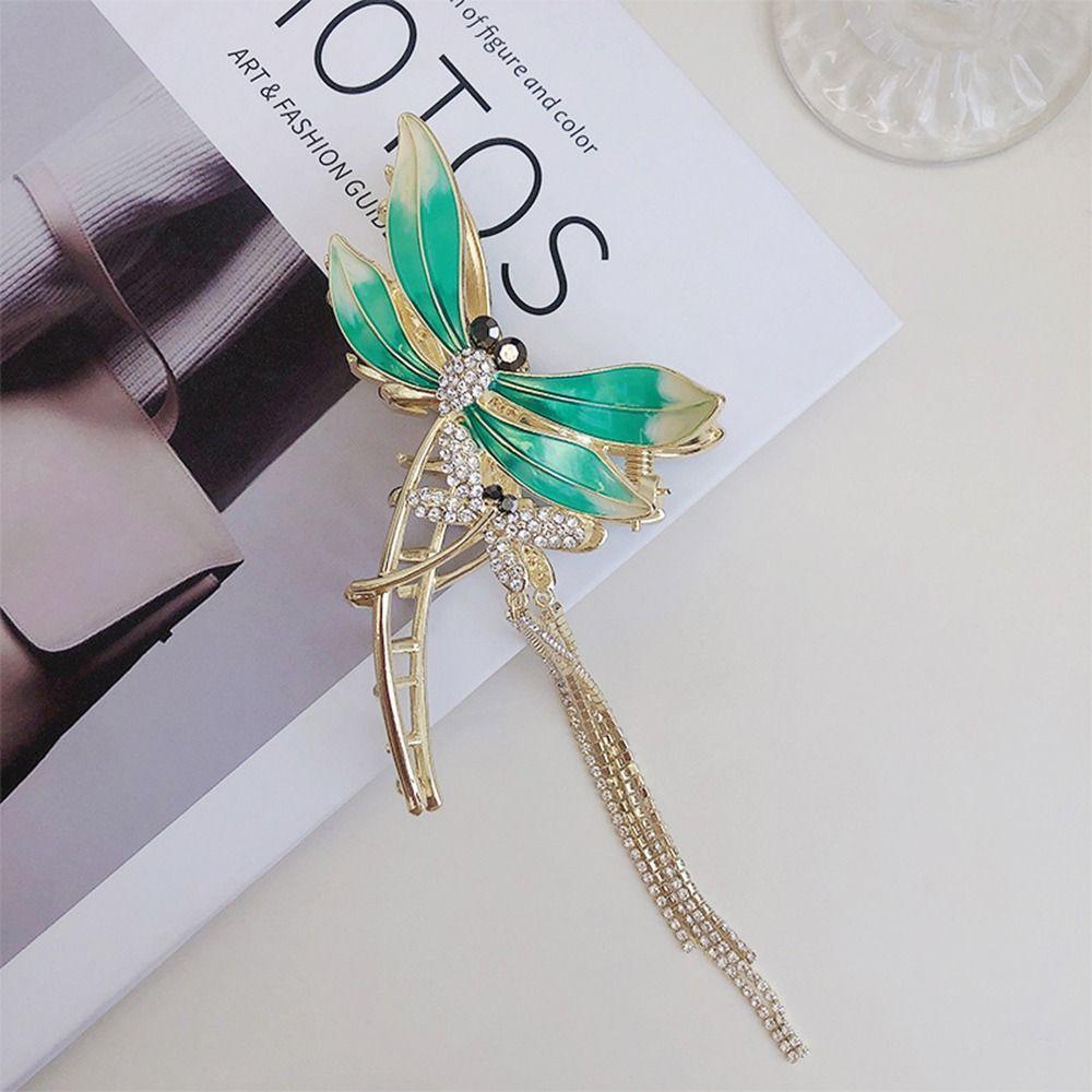 Hair Claw Korean Style Hair Clip Dragonfly Hair Claw Hair Accessories Women Crab Clip