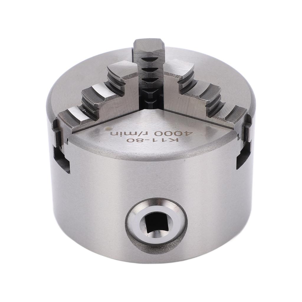 3inch SANOU K11?80 3?Jaw Self Centering Lathe Chuck 80mm Diameter
