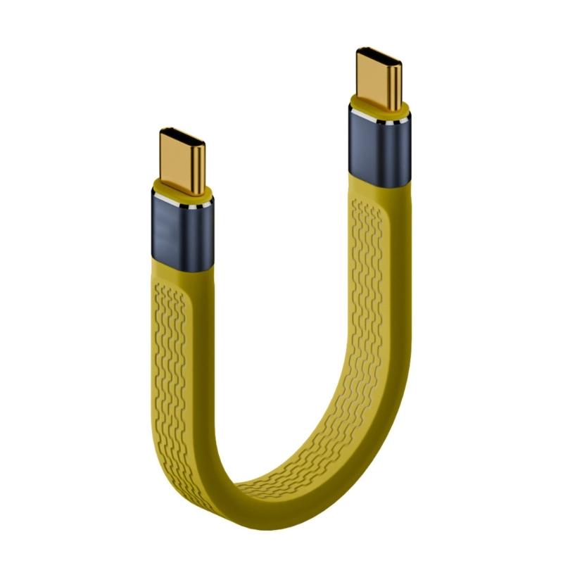 

Durability USB 4 Cable Type C 4.0 Cable Fast Charge Cable with 40Gbps Data Syncing 240W Charging for Various Devices 1