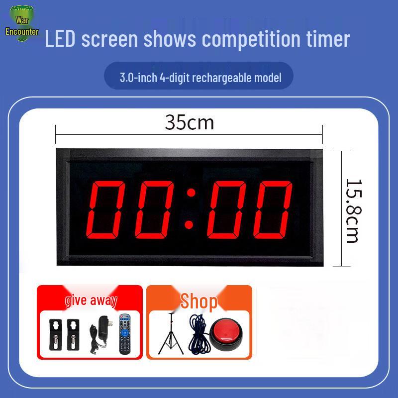 Zhan Yu Competition Timer with Single-sided HD Display