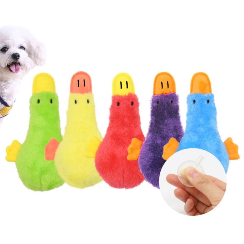 Giocattoli Squeak Divertenti per Cani Giocattolo per Cucciolo Giocattoli Morbidi di Peluche Ripieni da Masticare per la Dentizione del Cane Giocattoli per Cani Ripieni Freschi
