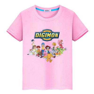 Digimon Μπλούζα με στάμπα 100% Βαμβακερή για παιδιά αγόρι 10 ετών y2k one piece Kawaii pride μπλουζάκι anime Κοντομάνικη Κινούμενα Σχέδια Τοπ ρούχα για κορίτσια