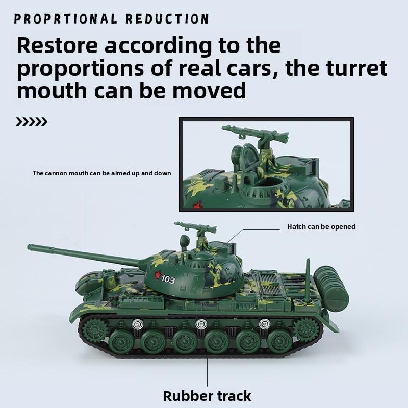 Alloy Military Tank Model Building Blocks Collectible Plastic Construction Set For Boys