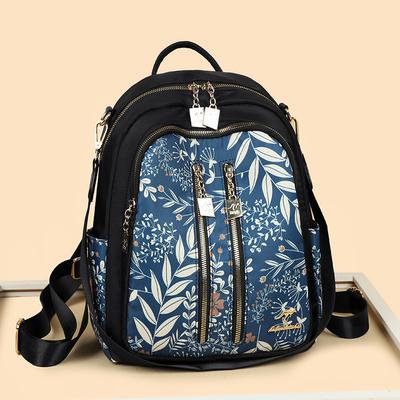 Rucksack Damen Bedruckte Oxford-Tasche Große Kapazität Mode Reise-Rucksack