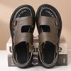 Fashion Sandals Summer Men's Casusal Outdoor Dual-purpose Slippers Breathable Anti Slip Waterproof Soft Sole Beach Shoes Driving Sandals