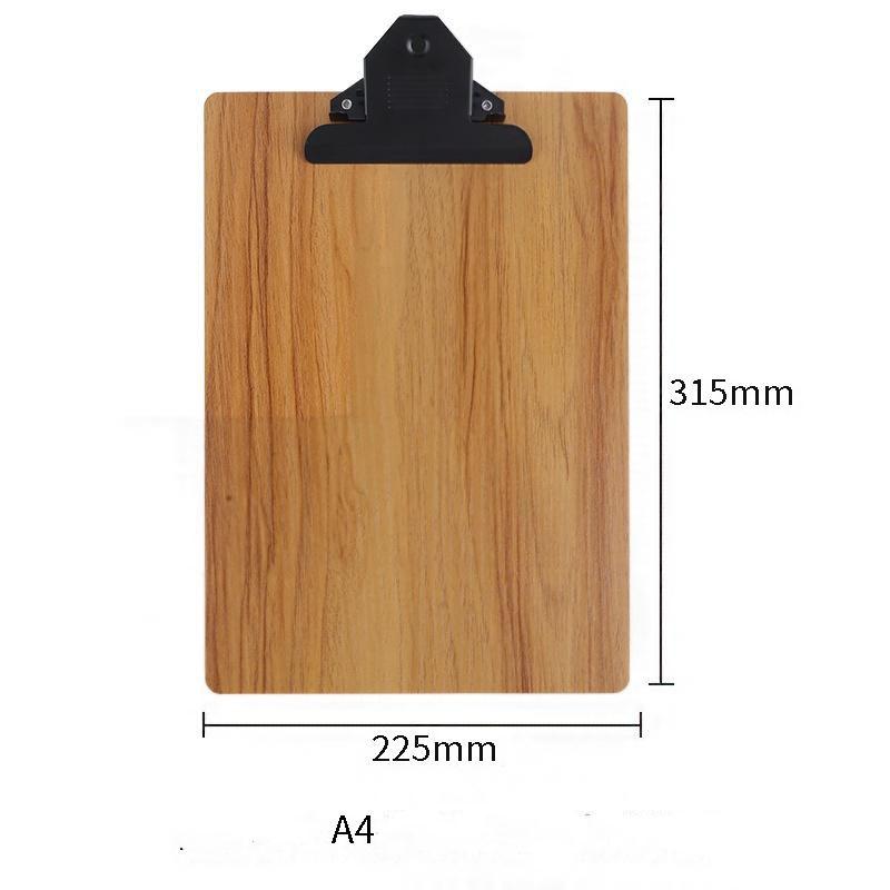 

Буфер обмена, под дерево, формат A4, доска для документов, зажим, утолщенный блокнот из твердого волокна для студентов, блокнот для письма, вставная ручка, шина для письма, копирование встреч