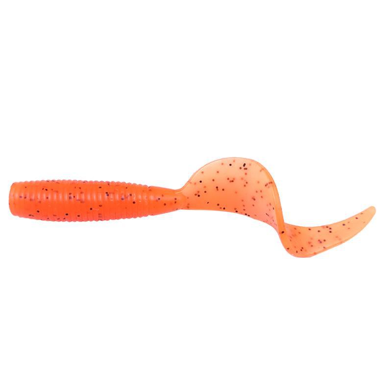 

Мягкая приманка Bionic Spiral Curled Single Tail, 5/6/7 см 6CM 1pc оранжевый