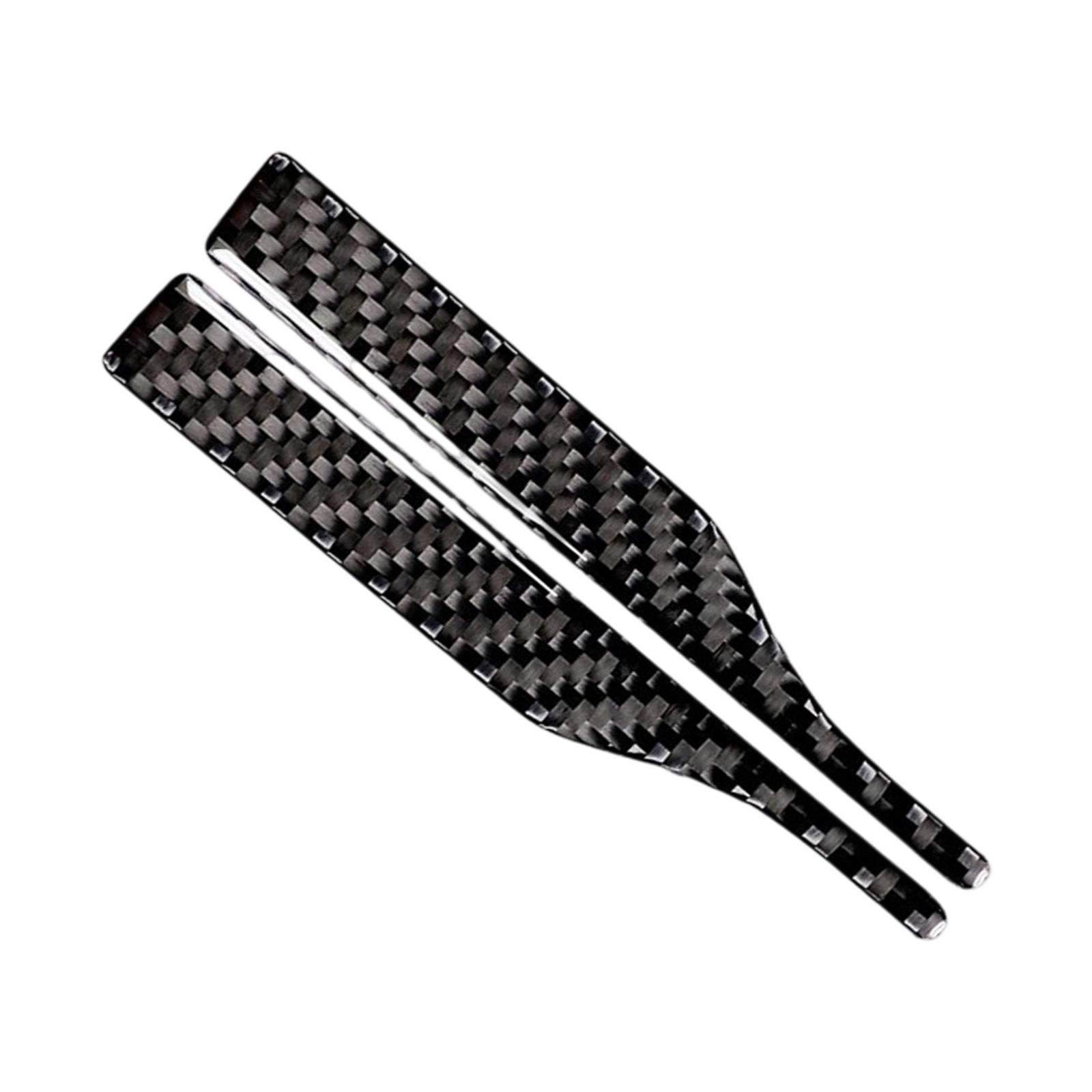 2pcs Universal Car Mirror Protective Strips Carbon Fiber Not Collision Edge Guards Waterproof Car Side Mirror Guards