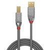 USB 2.0 Typ A auf B Kabel - LINDY - Cromo Line - 7.5m - Doppelt geschirmt - Vergoldete Kontakte
