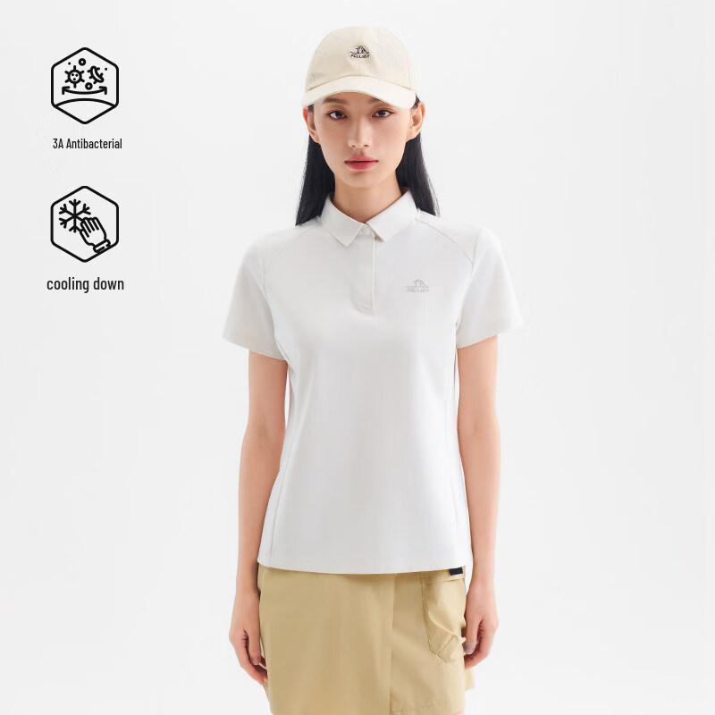 Pelliot Women's Outdoor Elastic Hiking Polo T-Shirt