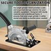 The New Angle Grinder Stand 45°Adjustable Angle Grinder To Cutting Machine Bracket Dust Free Angle Grinder Machine Base Stand