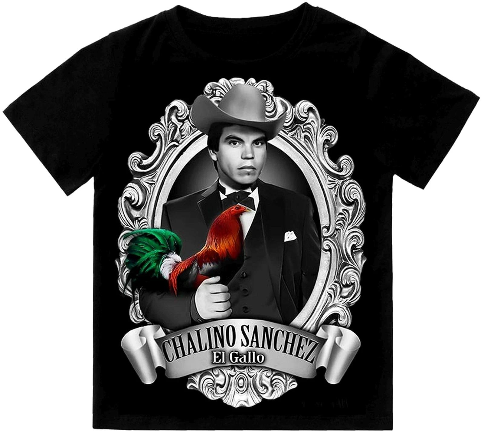 Chalino Sanchez El Gallo Mens T-Shirt Print On Shaka Wear Heavyweight Tee XXXL