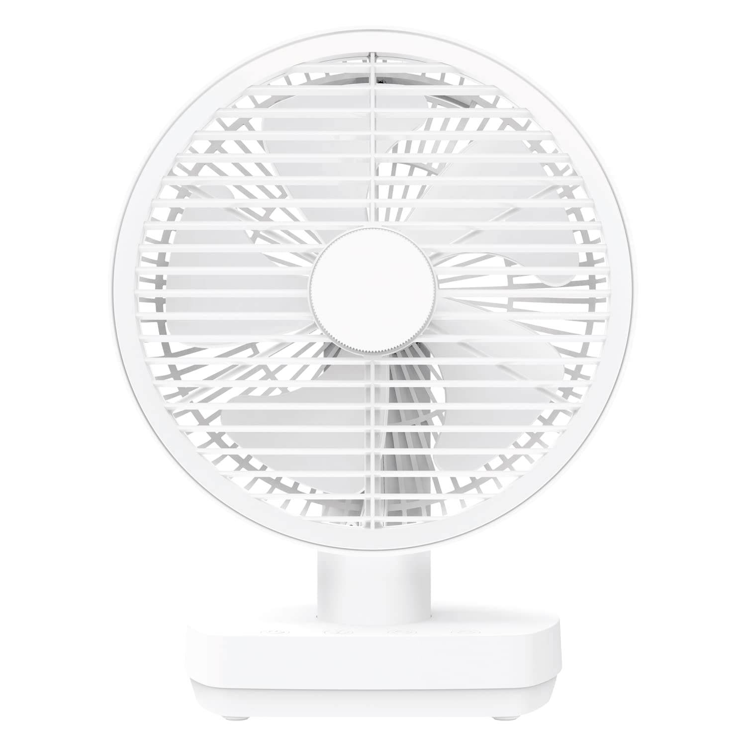 

Topland Настольный блок питания постоянного тока Автоматический 3 уровня воздушного потока Угловой жалюзийный вентилятор, Мотор, Маленький, Беспроводной, 3-сторонний (AC/USB/Перезаряжаемый), Качание, Регулировка, белый