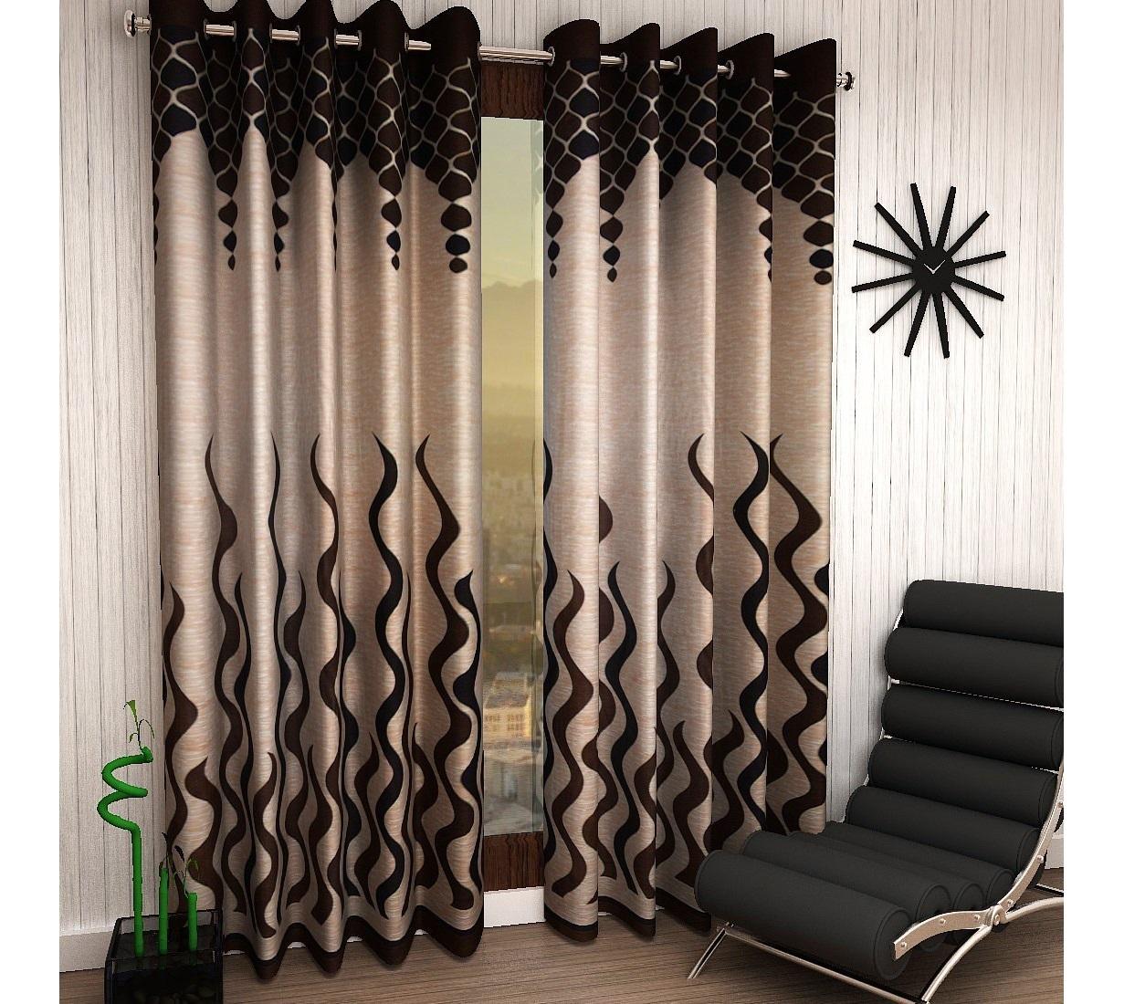 

Домашние шторы Sizzler , 2 шт. - Window - 5 feet коричневый
