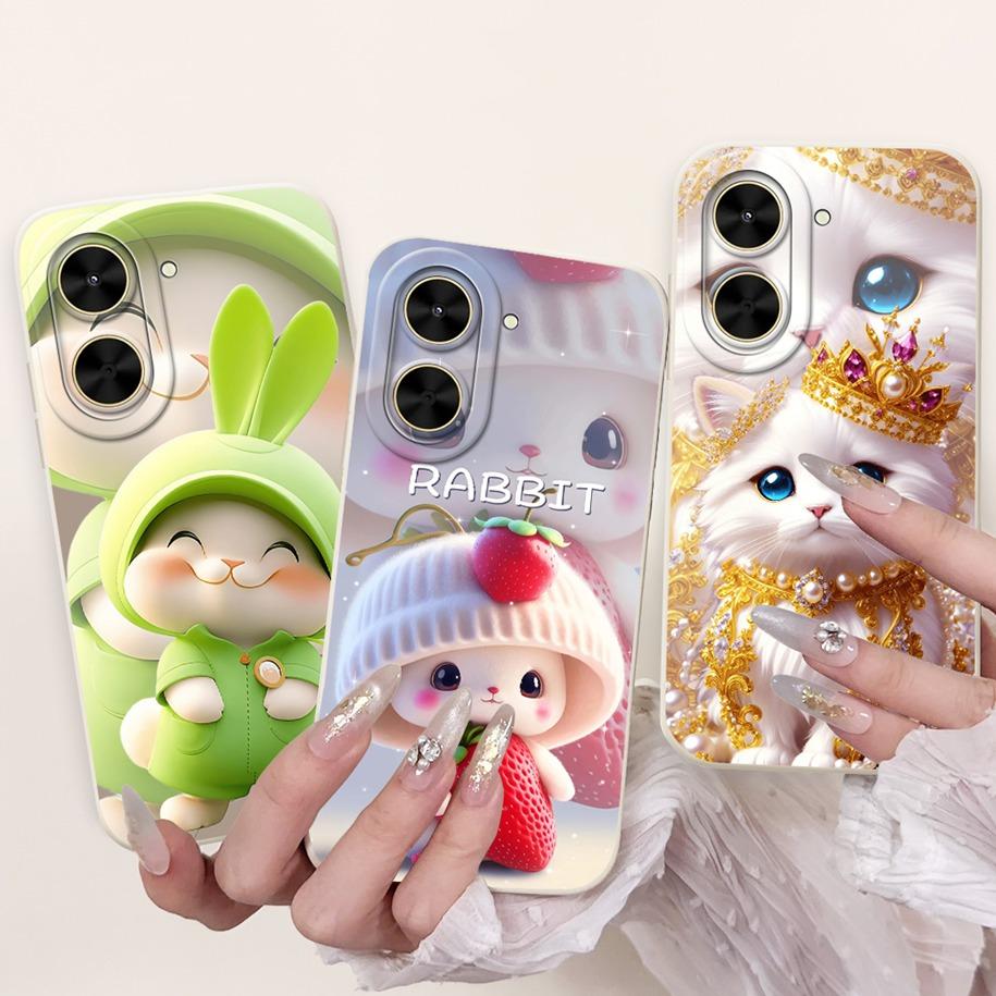 New Case For Xiaomi Poco C71 Cover Redmi A5 4G Phone Cases Fashion Flower Cartoon Soft TPU Fundas For Xiaomi Redmi A5 NFC Bumper
