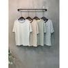 C S In The Room lInen STripe Embroidery ShorT Sleeve T ShirT 4 ColorS