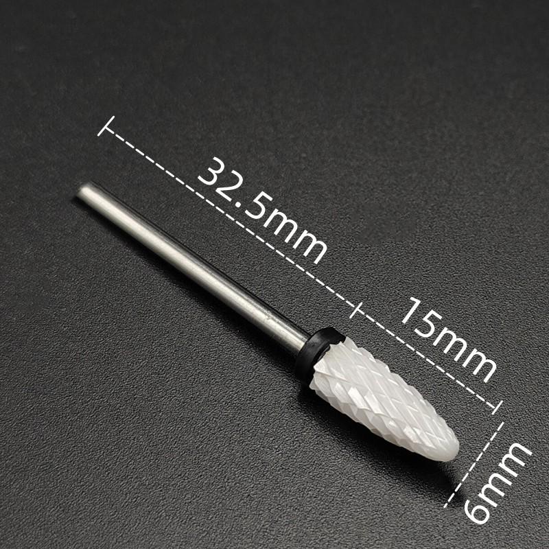 1 Piece Ceramic Nail Art Drill Rotary Cutter Cleaning Device for Nail Art Machine Accessories Removal Nail Gel Tool