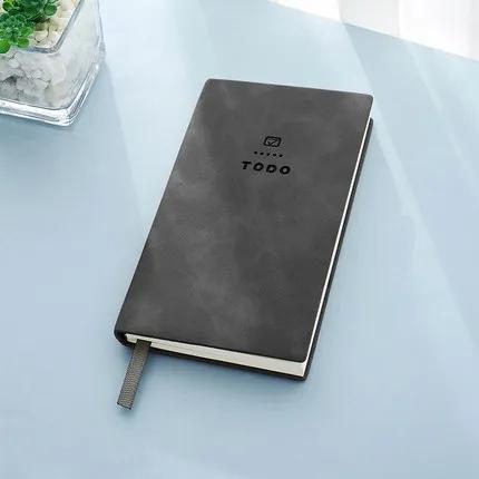 A6 Portable Work Notebook College Student Time Management Self-disciplined Clock Schedule TO DO LIST Notepad Office Stationery