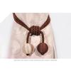 2Pcs Simple Curtain Tieback Tie backs Rope with Round Ball for Modern Curtain Decoration