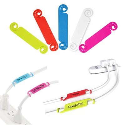 Cable Tags Cable Management Tags Multicolor Cable Labels Cord Identification Tags for USB Computer Phone Charger Cable