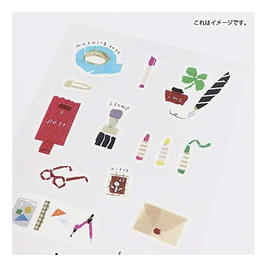 Kamiiso Sansho Made in Japan Masking Seal SAIEN Miki Tamura Masking Tape Chigiri-e (Torn Paper Art)