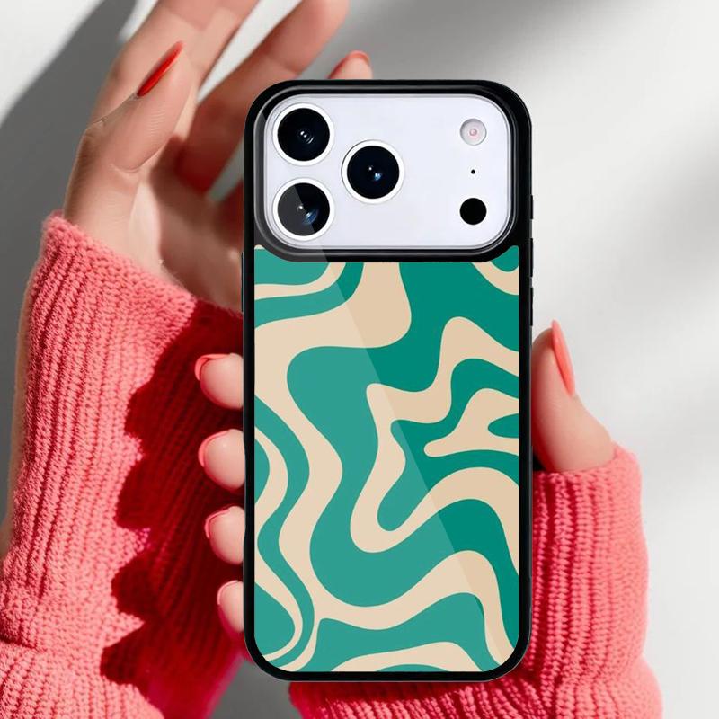 Liquid Swirl Abstract Pattern Phone Case for iPhone 17 16 15 14 13 Pro Max Back Cover for 12 11 Pro Coque