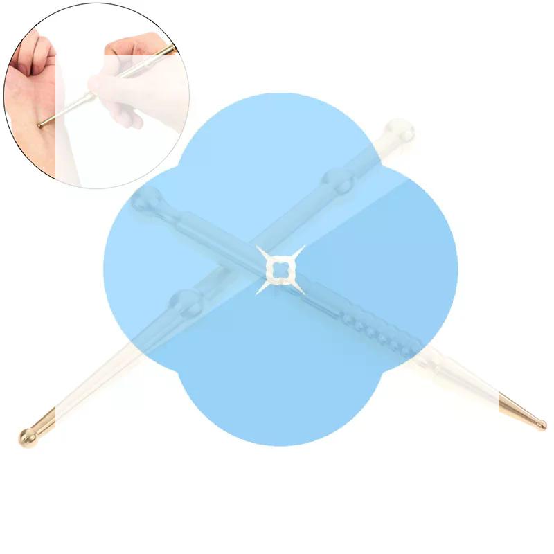 1Pc Pure Brass Facial Massage Pen Eye Trigger Point Massage Pen Reflex Therapy Stimulator Acupoint Massager Tool