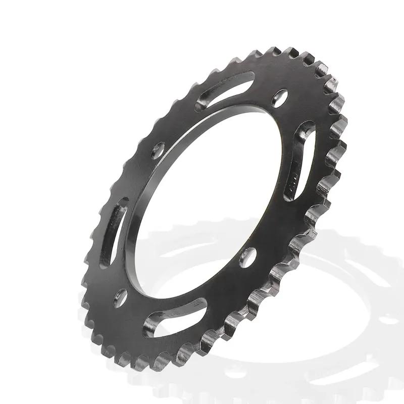 Motorcycle Sprocket Gear Accessories 530 37T Tooth 114mm Rear Black Chain Sprocket for ATV Dirt Pit Bike Motorcross Moto Parts