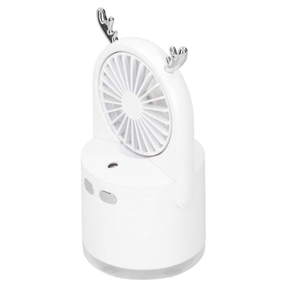 Ventilador de Água com Spray e Função de Vento Natural Simulada Ajuste Multi-Velocidade Portátil de Mão Umidificação de Longa Duração Para o Verão