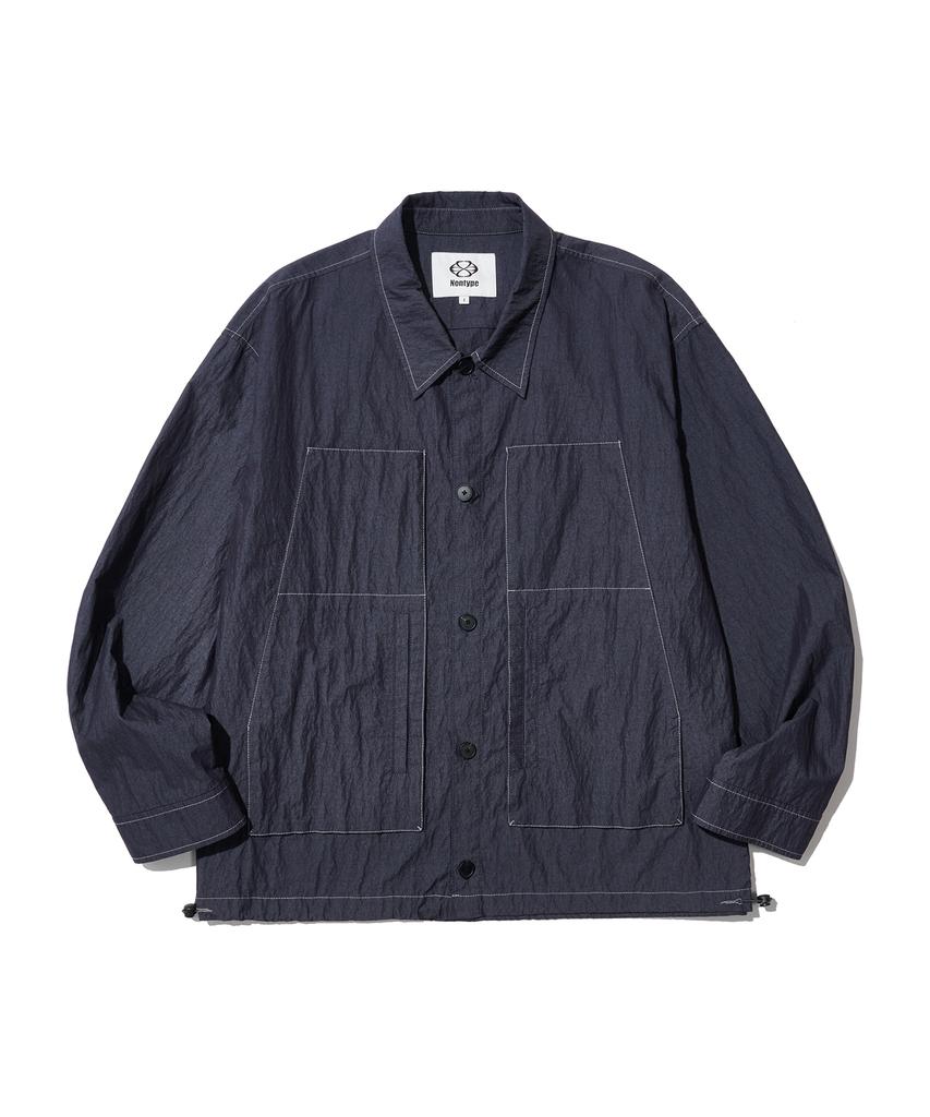 Nontype Modified Ladder Uniform Jacket (Navy)