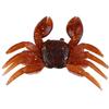 10 ks Umělá plastová měkká nástraha krab 3D simulace návnada pro sladkovodní rybolov (Hnědý)