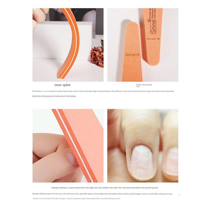 Nail Filing Strip Special Tools for Double-Sided Manicure Nail File Sanding Bar Nail Grinding Sand Bar Diamond Sponge Burnishing Stick