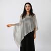 Premium Women Tassel Elegant Ladies Party Shawl Gold Silver Shimmer Wedding Stoles Glitter Golden Beach Smock Metallic Scarves