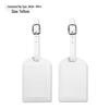 PU Leather Luggage Tag & Anti-lost Boarding Pass Holder with Logo