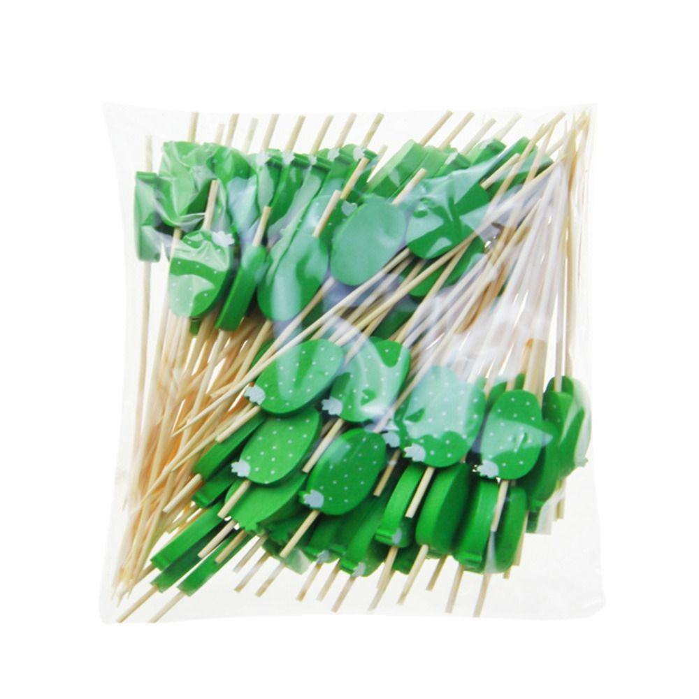 Sticks Salad Sandwich Toothpicks Cupcake Fruit Fork Handmade Toothpicks Fruit Sticks Bamboo Picks Food Fruit Cocktail Decor