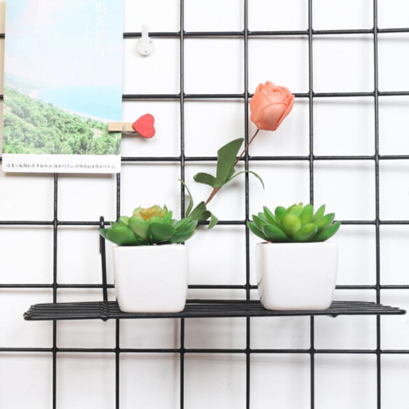 Home Wall Storage Rack with Hanging Basket for Small Items Storage