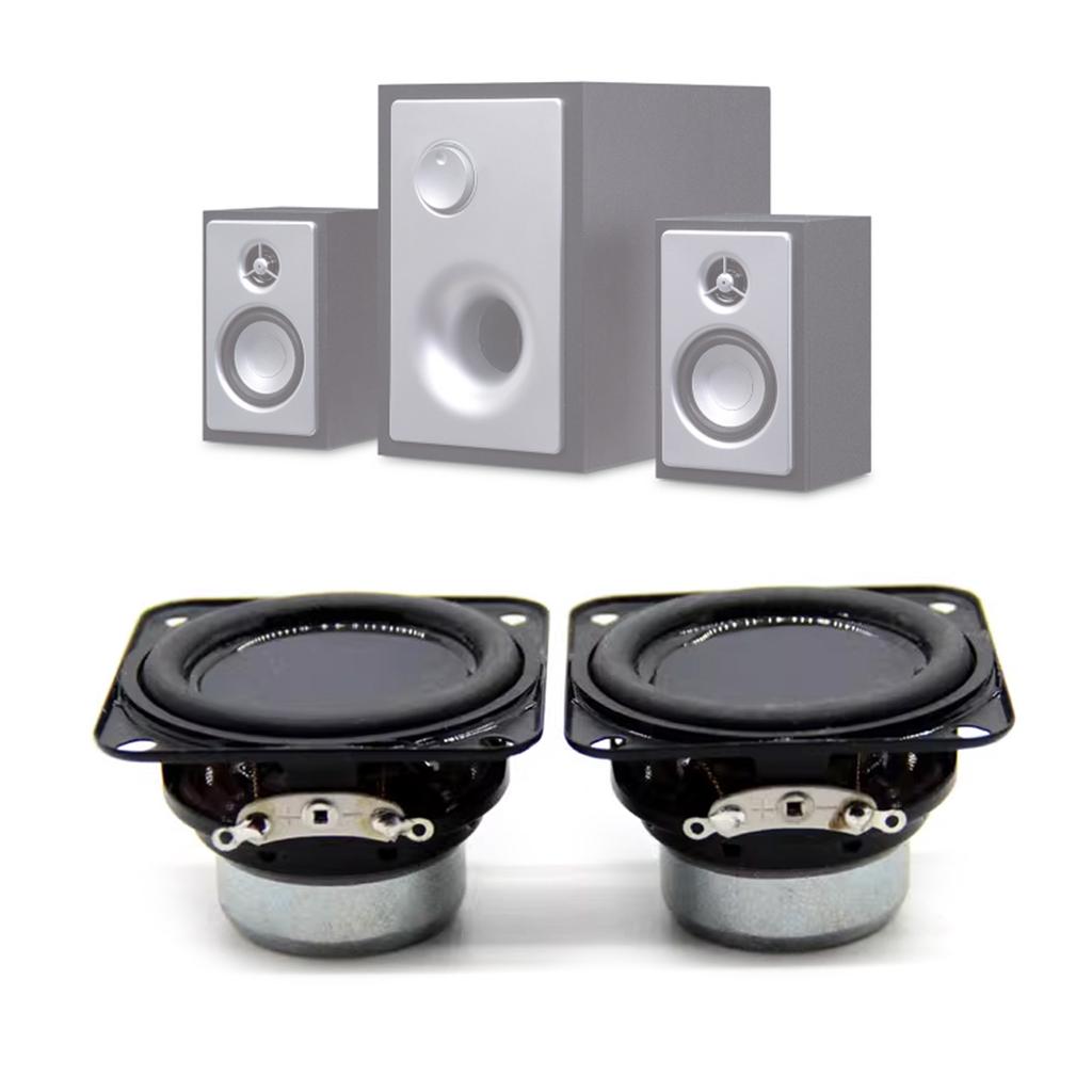 2Pcs Portable Full Range Audio Speaker 47mm 4 Ohm 15W Bass Sound Amplifier LoudSpeaker DIY Bluetooth Speakers