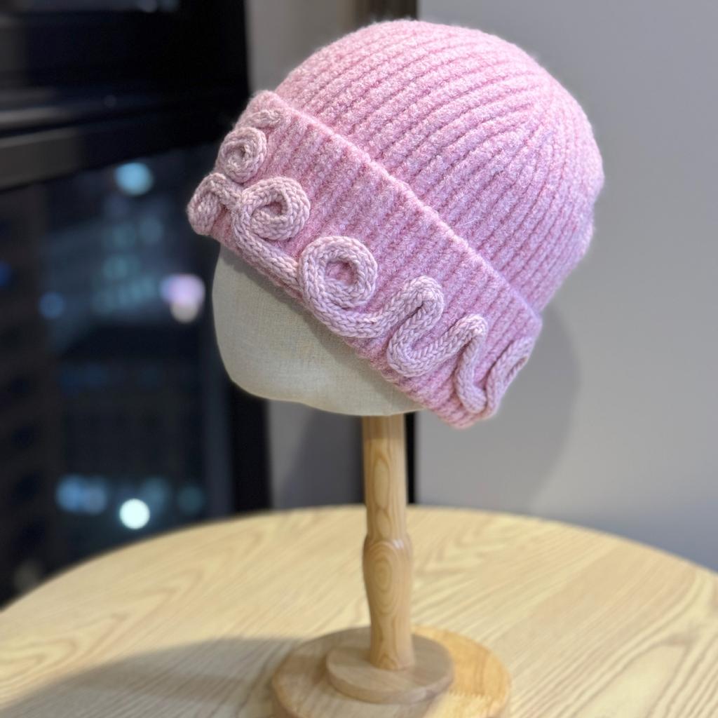 Large Head Circumference Knitted Hat Outdoor Autumn and Winter Warm and Versatile Small Cold Hat Cold Proof Headband Ear Protection Hat