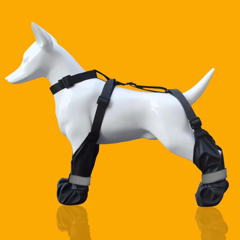All-Season Anti-Slip Dog Boots Adjustable Waterproof Dog Boots  Small Medium Large Dogs
