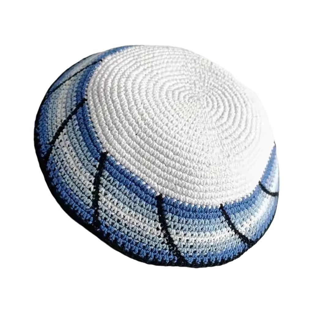 Kippah Muslims Men Namaz Prayer Hat Traditional Islamic Kufi Hat Eid Gift Crocheted Muslims Men Prayer Hat