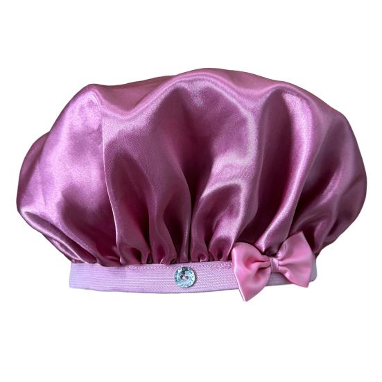 

No Heat Hair Curling Cap for Women, Overnight Sleeping Hair Curler Bonnet, Breathable Hair Curls Roller Hat for Medium, Long Hair зелёный