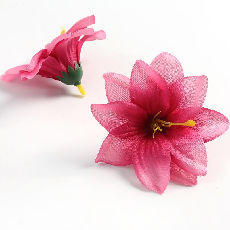 10/15Pcs 9cm Artificial Flowers Heads For Home Decor Wedding Marriage Decoration Fake Flowers DIY Craft Wreath Gifts Accessories