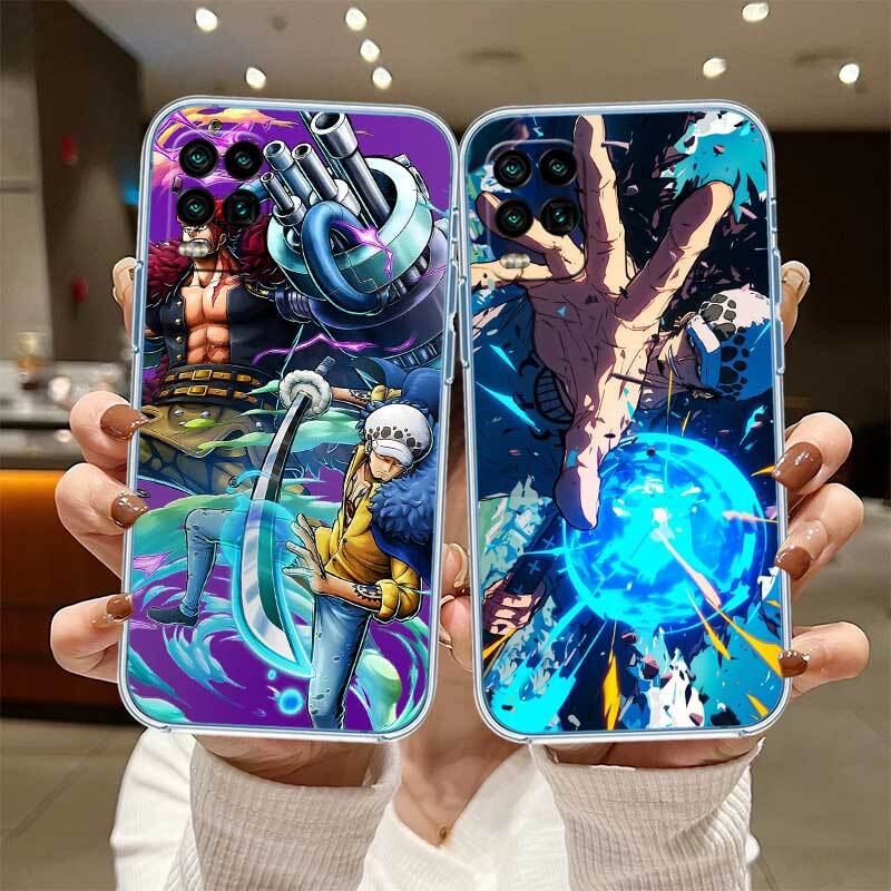 One Piece Law Phone Case for Motorola Edge 20 30 S30 40 50 Fusion Lite Plus Pro Ultra Neo One Action Zoom Hyper Power Macro Vision