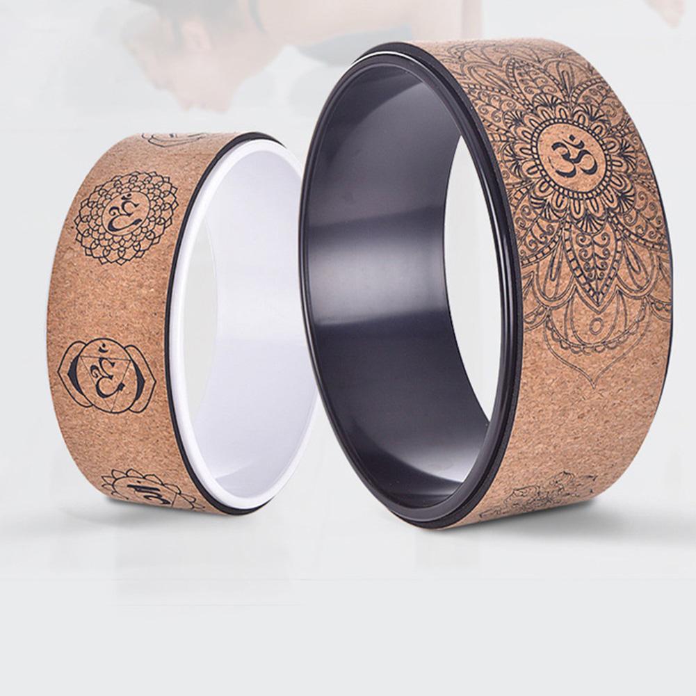 Yoga-Rad Pilates-Ring Trainingsrad mit Mandala-Aufdruck Yoga-Zubehör