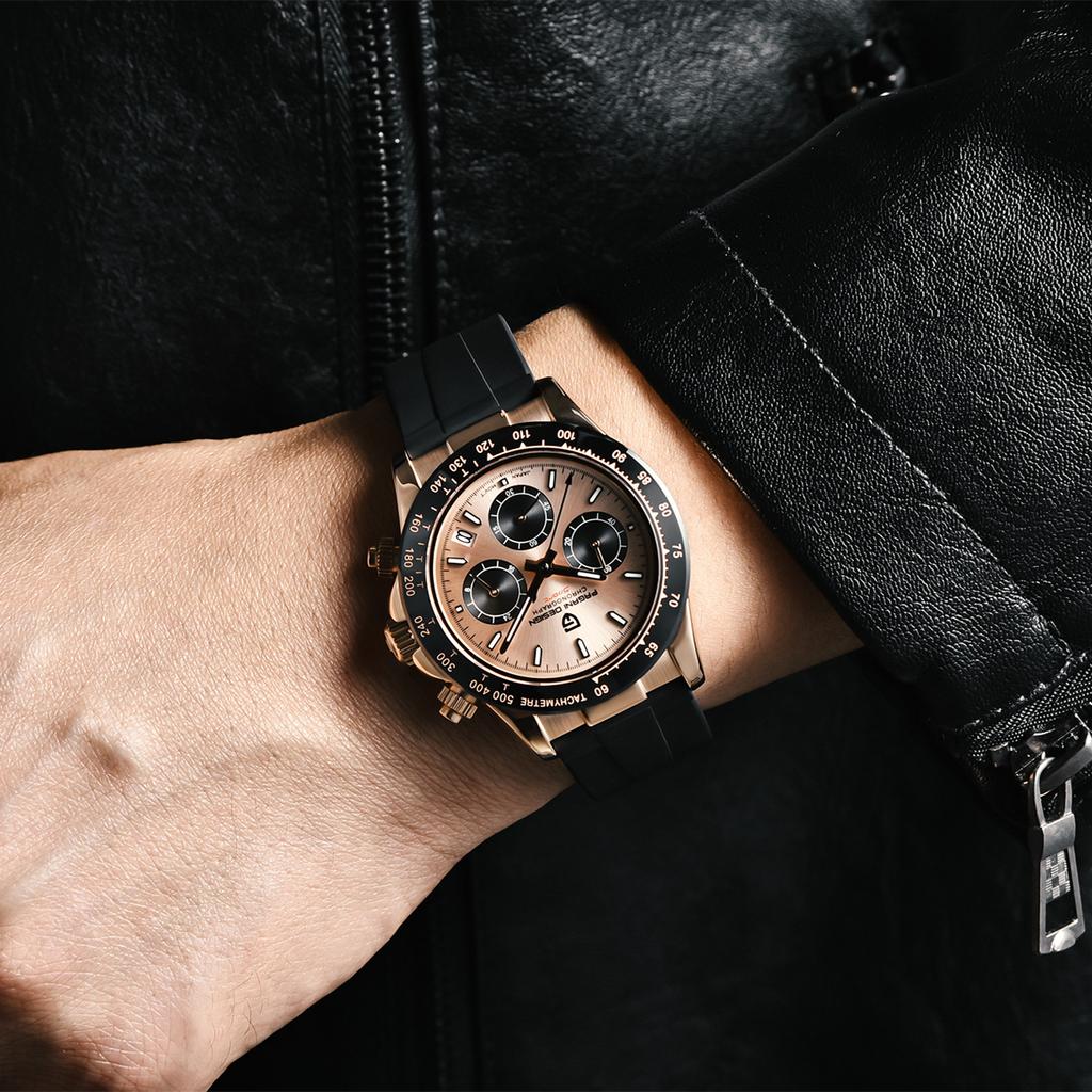Pagani Design New TOP Brand Luxury Men's Watch with Box Multi-functional 100m Waterproof Fashion Luminous Men's Quartz Watches