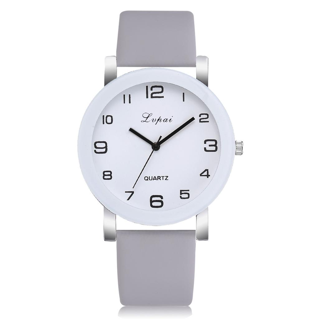 Fashion Simple Leather Watch Women Analog Quartz Wrist Watches