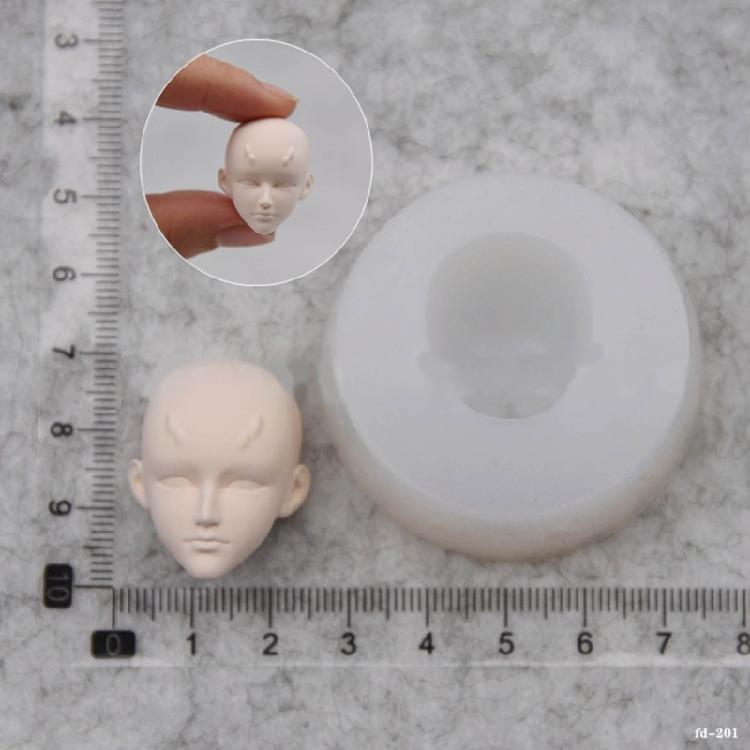 Baby Head Mould Clay Resin Mould for Making Cake Fondant Decorations