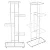 Indoor 5 Layer Flower Plant Stand Pots Display Shelf Rack Holder for Garden Balcony DecorationWhite