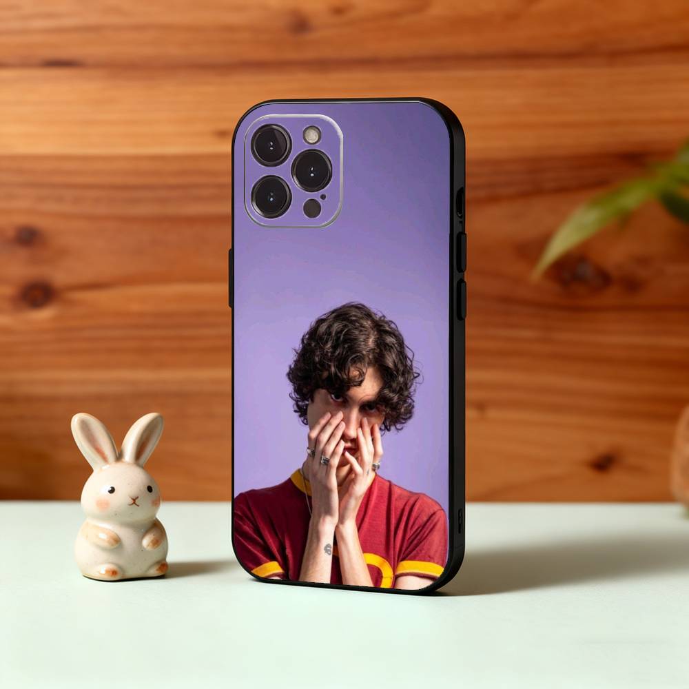 

B-Back to F-Friends Vocal Sombr Phone Case For iPhone17 16 15 14 13 12 11 Pro Max Plus,5G Soft Black Case iPhone15plus